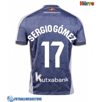 Fotballdrakt Herre Real Sociedad Sergio Gomez #17 Bortedrakt 2025-26 Kortermet